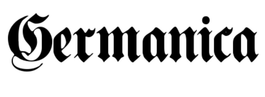 Germanica Tattoo Font